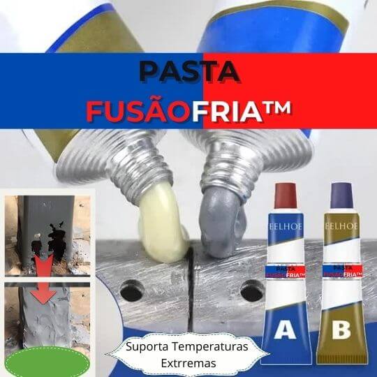 Solda Fusão Fria LP: Reparador Profissional Super Resistente e de Secagem Rápida