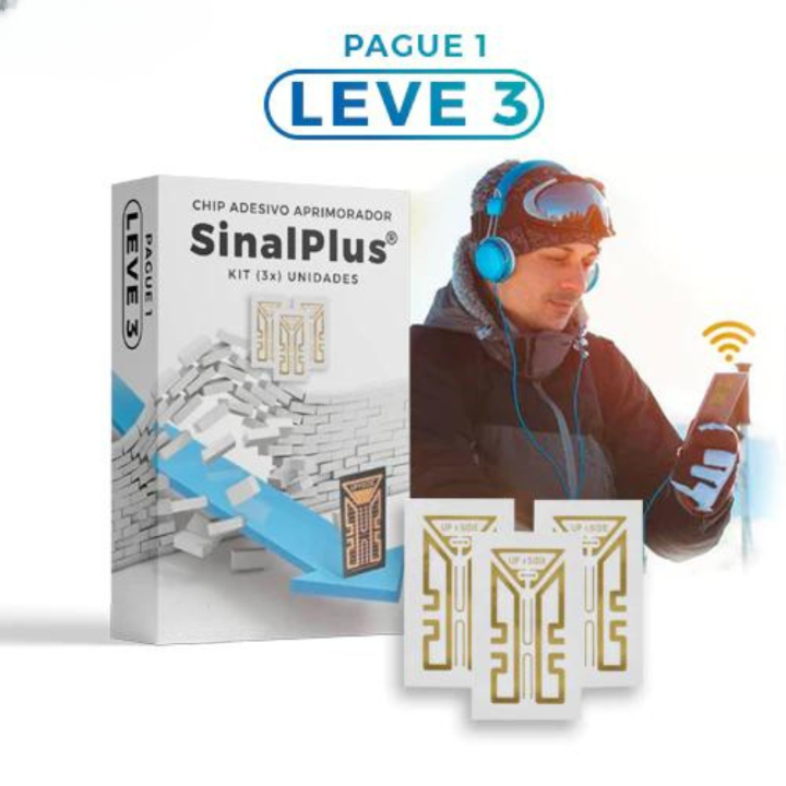 Chip Adesivo Amplificador de sinal 5G - SinalBoost™ - Pague 1 LEVE 3