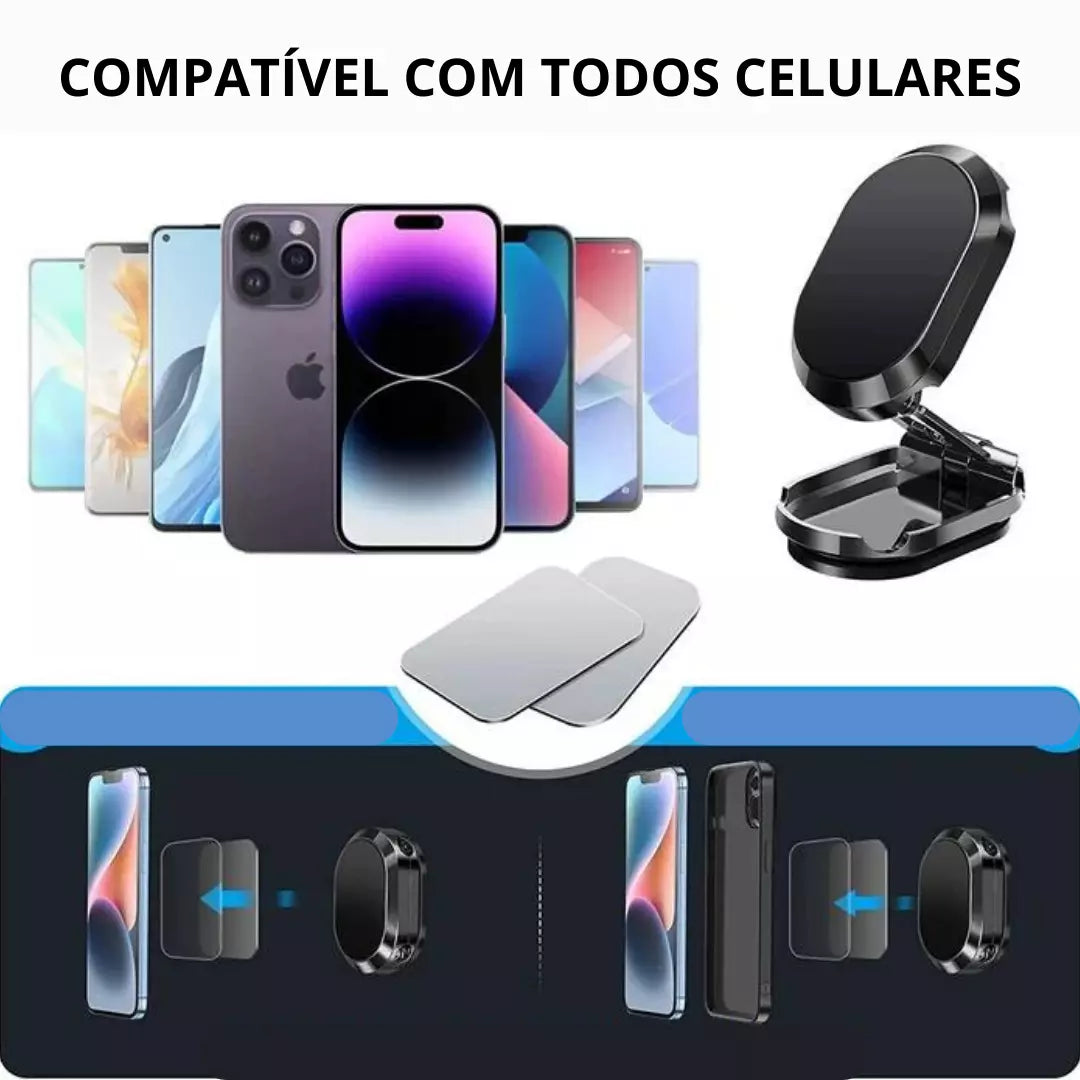 MagFix Premium: Suporte Magnético Veicular - PAGUE 1 LEVE 2 +  + Fone Bluetooth