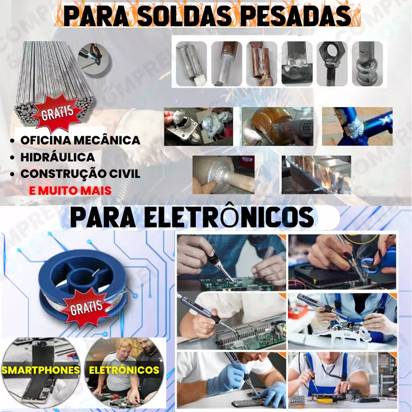 SoldaMax™ Portátil - Reparos Super Resistentes + 2 BRINDES