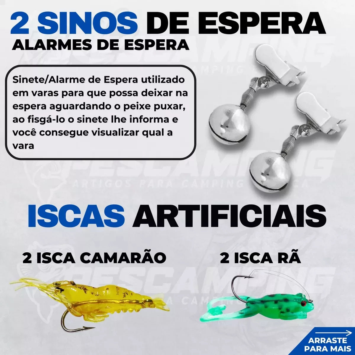 Kit Pesca Completo 2 Varas Fibra de Vidro e 2 Molinetes Leve com Linha Estojo e Maleta com Acessórios