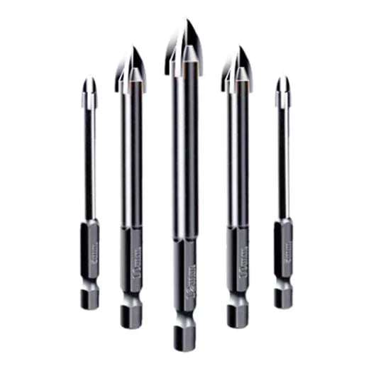 MasterDrill Performance™ - Kit 5 Brocas Universais Anti-ferrugem