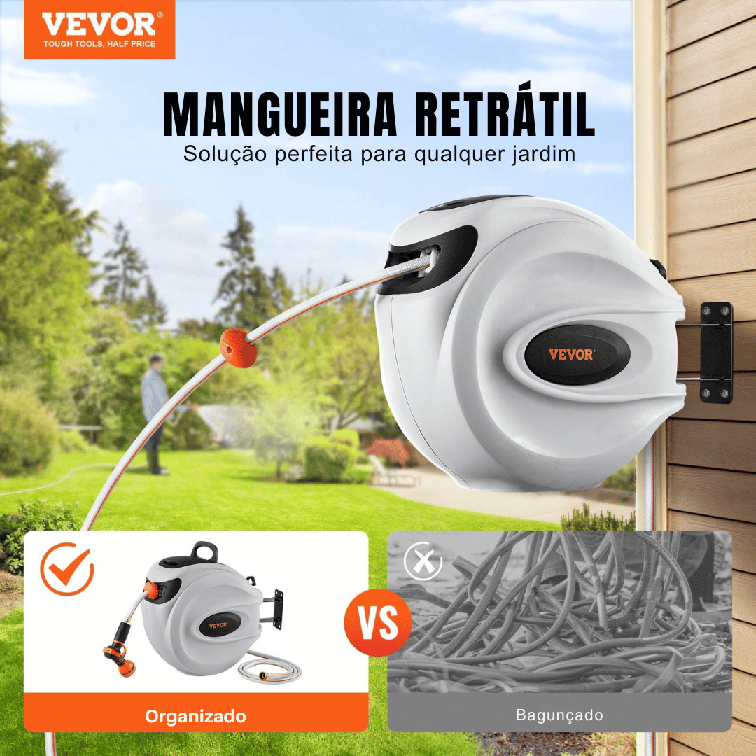 Mangueira Retrátil Vevor 40m