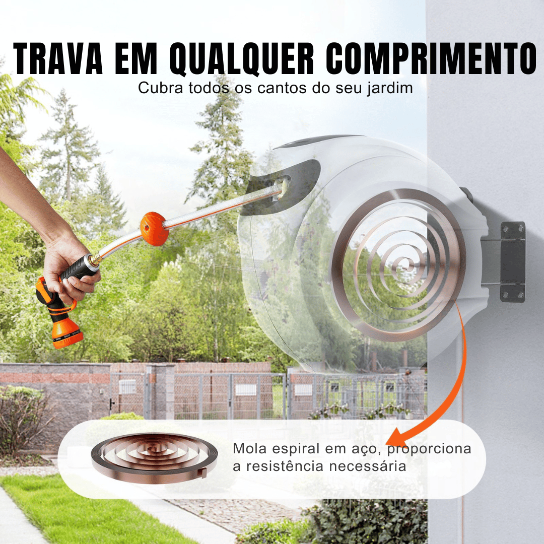 Mangueira Retrátil Vevor 40m